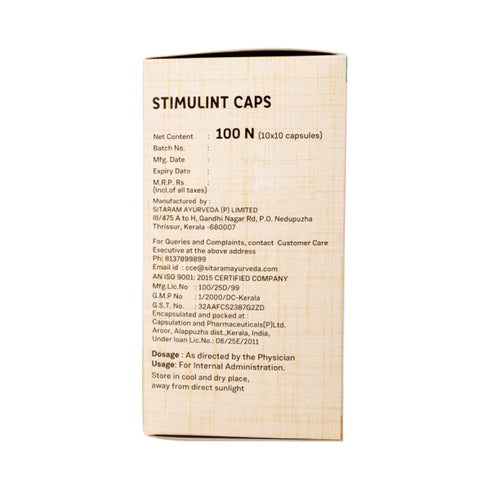Sitaram Ayurveda Stimulint Capsules